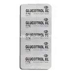 グルコトロールＸＬ　Glucotrol XL, グリピジド 5mg 錠 (Pfizer) 包装裏面
